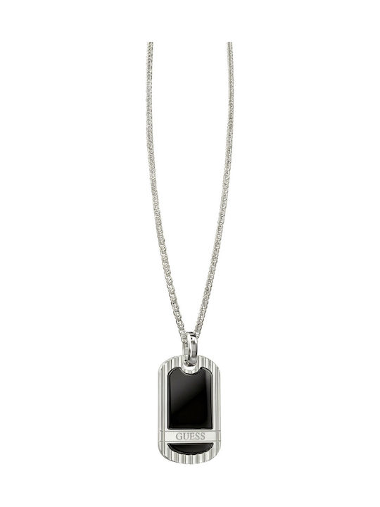 Guess Колиe Id от Стомана Черно