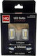 P13w Led Bulbs 12/24v White 30xsmd4014 Canbus White 6000k