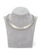 Goudassilver Silber Choker