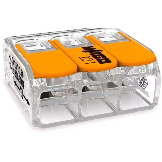 Wago Wago Connector 3x0,5-6mm2 3 Pcs 32a