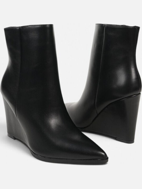 Women's Ankle Boots with Platform Black