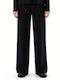 Women's High Rise Pantaloons in Straight Leg Black
