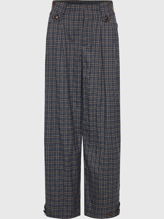 Damen Hochgebirge Stoff Hose in Reguläre Passform Geprüft Marineblau