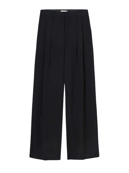 Women's Crepe Trousers Black