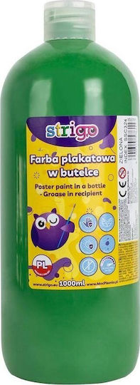 Strigo Temperafarben Grün in Flasche 1000ml