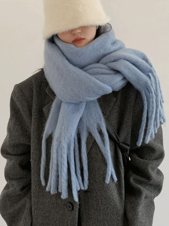 Women's Light Blue Scarf
