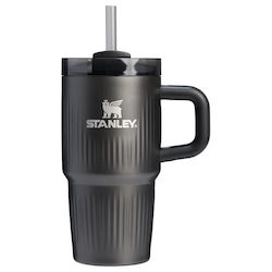 Stanley Fluted Handled Tumbler Θερμός Ανοξείδωτ...