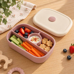 abo Kids' Food Container Made of Pink Silicone abo Kids' Food Container Made of Pink Silicone
