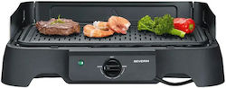 Severin Tabletop Electric Aluminium Grooved Plate Grill 2000W with Adjustable Thermostat 38x22cm Severin Tabletop Electric Aluminium Grooved Plate Grill 2000W with Adjustable Thermostat 38x22cm