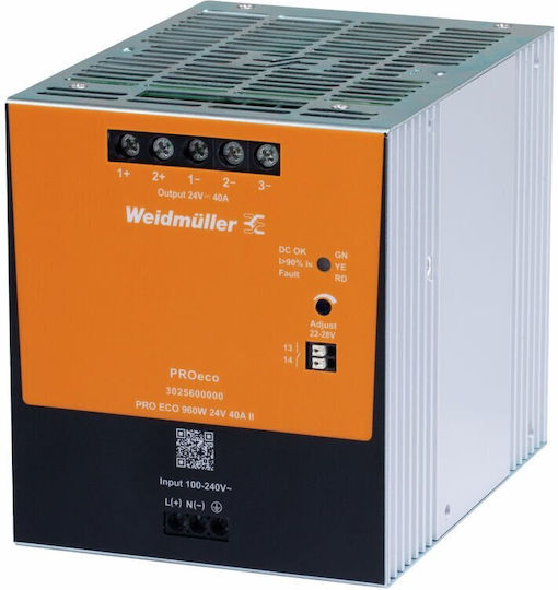 Weidmuller Weidmuller LED-Netzteile IP20 Leistung 960W mit Spannung Ausgang 24V