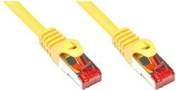 Good Connections 8060-003Y S/FTP Cat.6 Καλώδιο Ethernet 0.25m Κίτρινο Good Connections 8060-003Y S/FTP Cat.6 Καλώδιο Ethernet 0.25m Κίτρινο