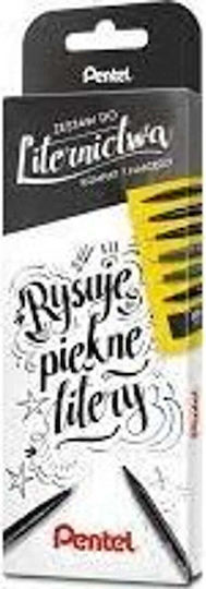 Tombow Markere de caligrafie negre Set 7 buc