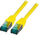 EFB S/FTP Cat.6a (Gigabit) Καλώδιο Δικτύου Ethernet 15m Κίτρινο
