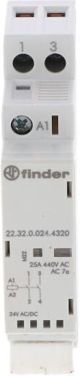 Finder Релета На Релса Захранване 25A С Напрежение 24V