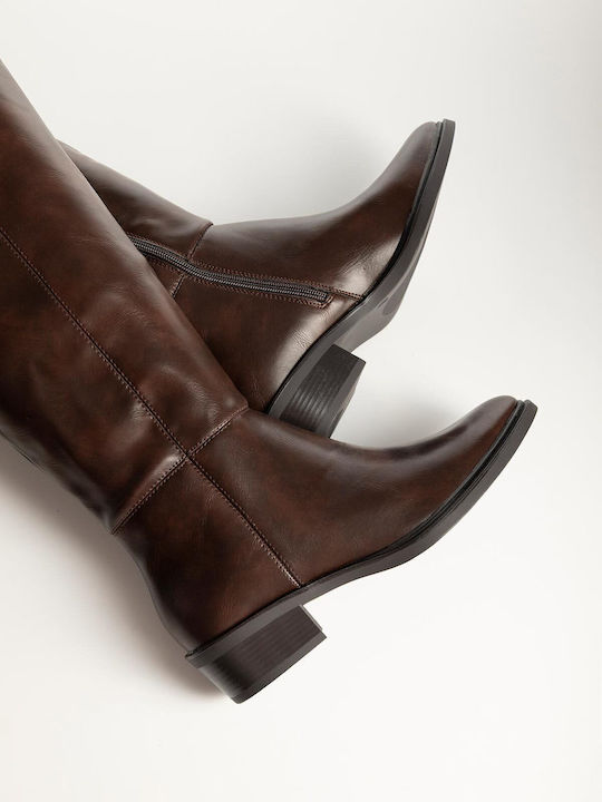 Bozikis Damenstiefel Braun X27-310-6502-KAFE