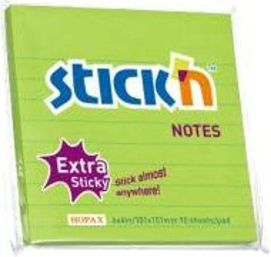 Stickn Extra Sticky Lineare Notizblöcke 155261