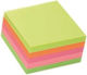 D.rect Neon Aufkleber Notizblock 75x75mm