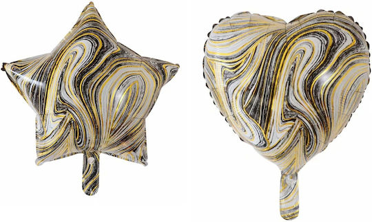 Set 2 Baloane Inimi Folie Bej 45 cm