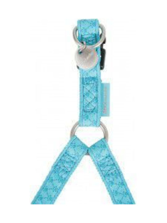 Zolux Mac Leder Hundegeschirre Verstellbares Hundegeschirr Leder 20 Mm Türkis