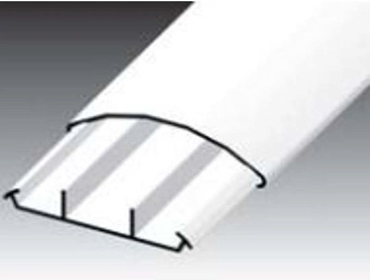Kopos Kolin Floor Cable Channel Made of Grey Plastic 2m