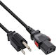 InLine IEC C13 - IEC C13 Cable 1m Μαύρο