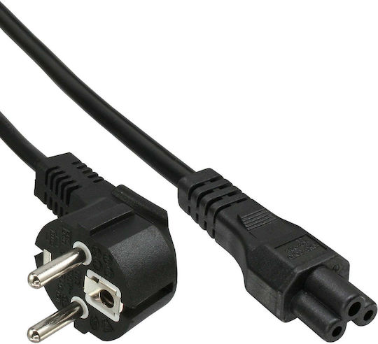 InLine IEC C5 - IEC C5 Кабел 2m Черен