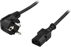 Deltaco IEC C13 - IEC C13 Cable 0.5m Black Deltaco IEC C13 - IEC C13 Cable 0.5m Black