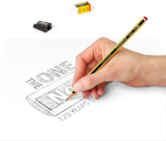 Staedtler Noris Σετ 3 Μολύβια HB με Γόμα