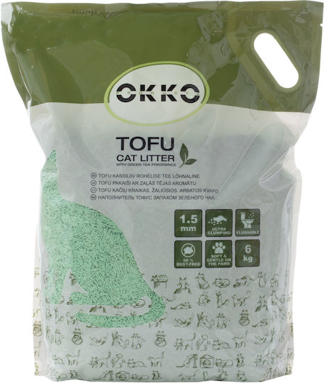 Flamingo Άμμος Γάτας Tofu με Άρωμα Green Tea 6kg