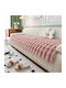 To megalo pazari Throws Set 3 Pcs Fur Pink