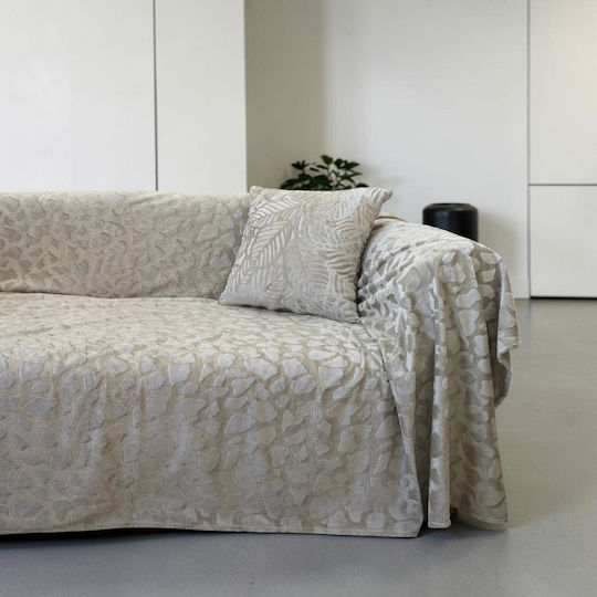 Linea Home Stein Sesselüberwurf 180x160cm Beige