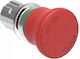 Lovato Electric Metal Emergency Push Button Ø40mm Twist Release Iso13850 Red Lpsb6644