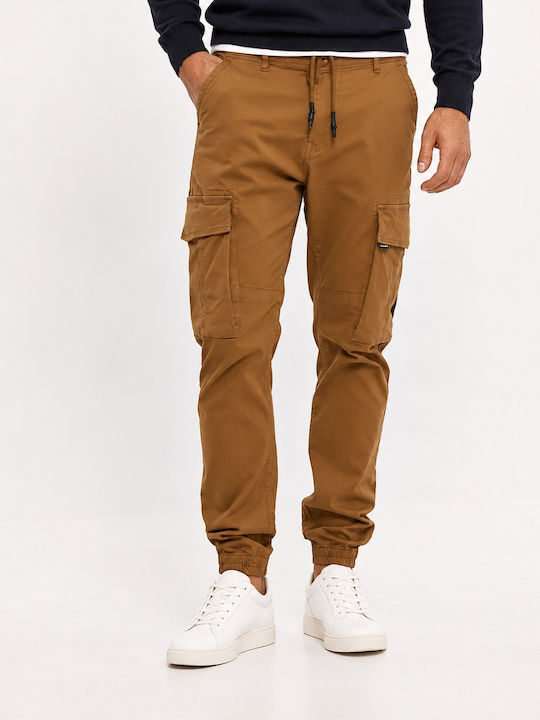 Brokers Jeans Herren Cargo Hose Braun
