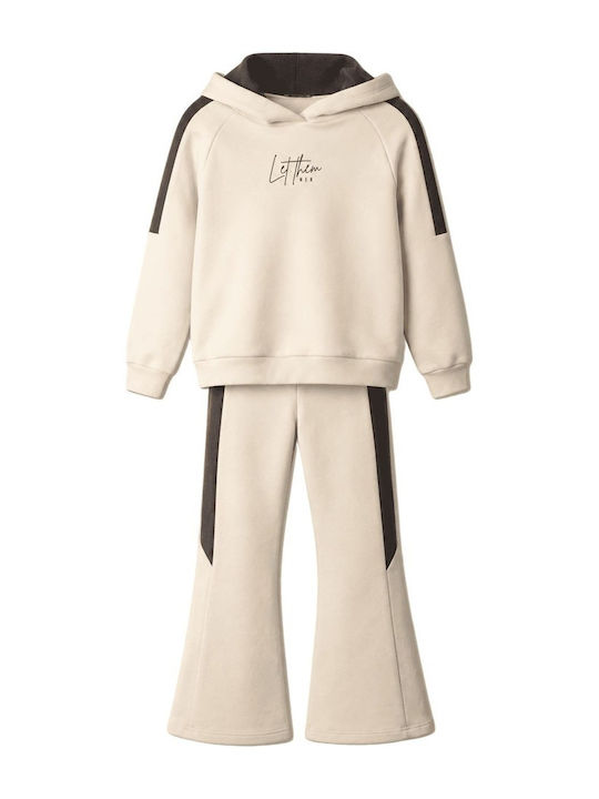 Nek Kids Wear Σετ Φόρμας Εκρού
