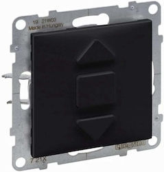 Legrand Suno Бутон за Управление на Ролетни Щори 6a Черен 721441