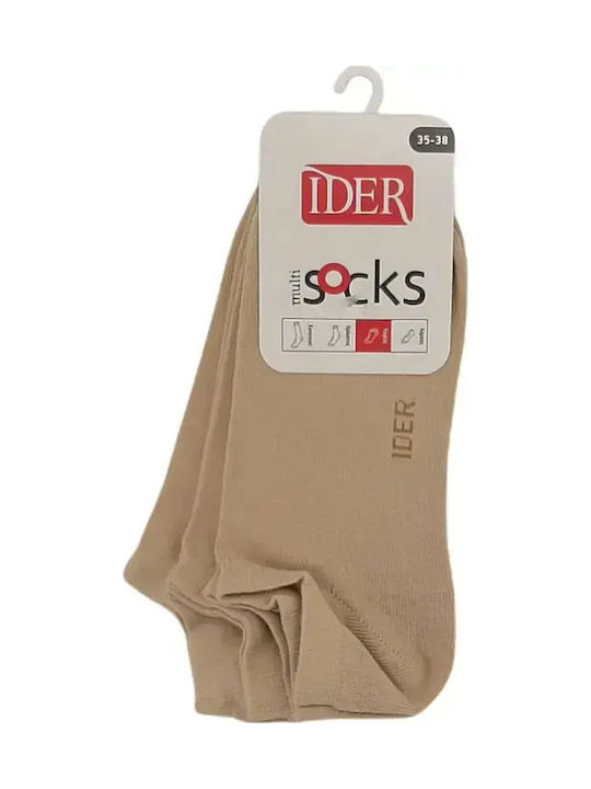 IDER Едноцветни Чорапи Бежови 3Pack