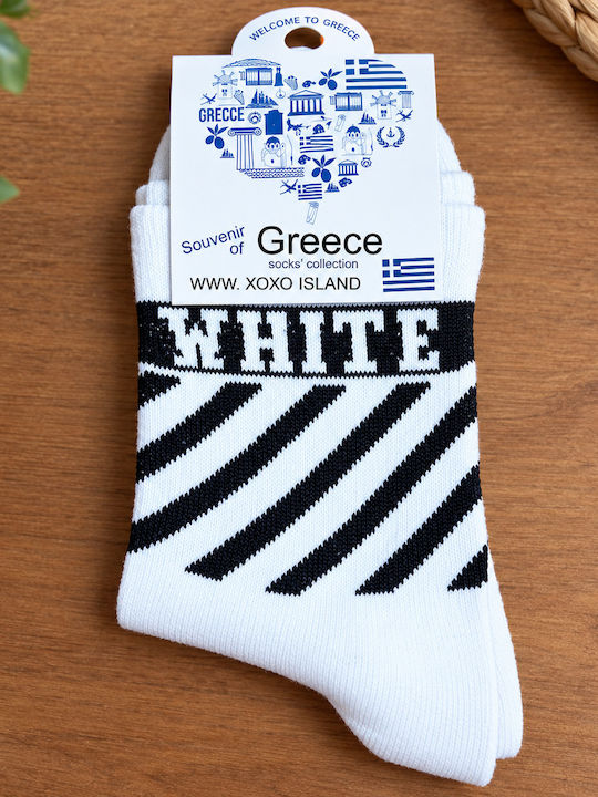 XOXO Κάλτσες με Σχέδια White XOXO Κάλτσες με Σχέδια White