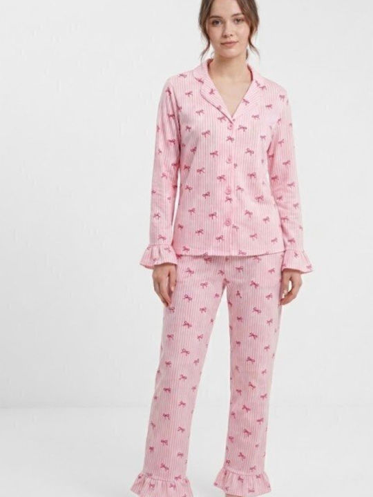 Soccus Set De Pijamale Dama De Iarnă Roz