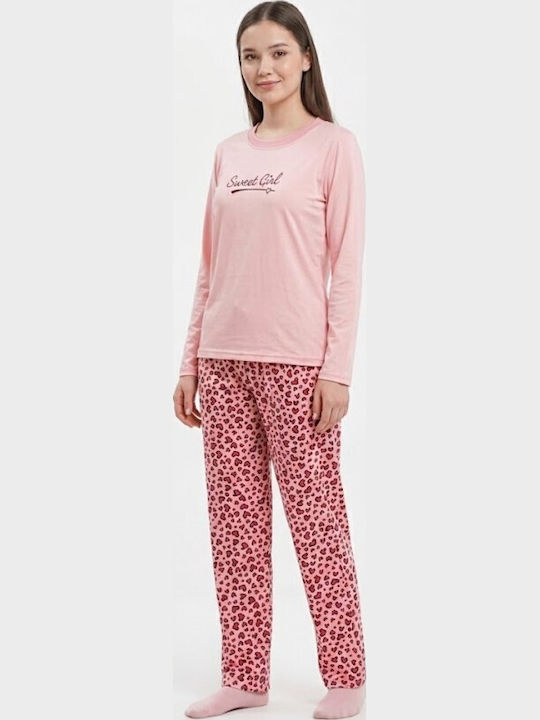 Soccus Set De Pijamale Dama De Iarnă Roz