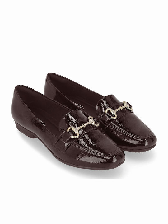 Piccadilly Lackleder Damen Mokassins in Schwarz...