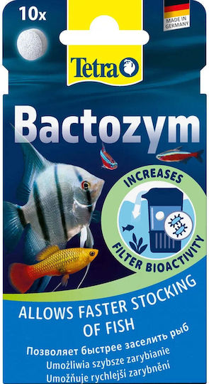 Tetra Tetra Bactozym 10 Kps Бактериални Щамове Филтри Бързо Активиране На Аквариум