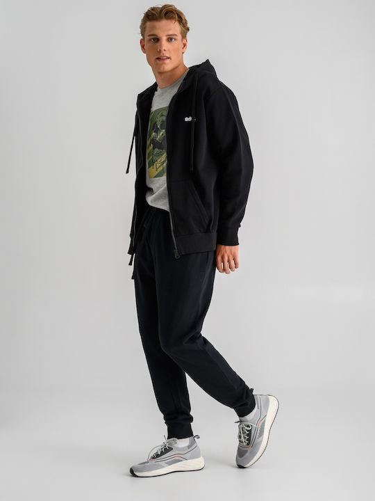 Sweatpants with Elastic Black