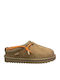 Winter Damen Hausschuhe Stiefeletten mit Pelz Beigen GY-08590-7-2