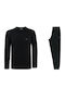 Emporio Armani Emporio Armani Herrenpyjama Winter Schwarz
