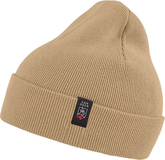 Шапка Унисекс Плетена Шапка В Жълт Цвят