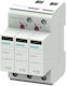 Siemens Sentron Ограничител на пренапрежение Тип 2 Фотоволтаични 3p 1000 V Dc Iimp 15ka Imax 40ka 5sd7483-0kk02