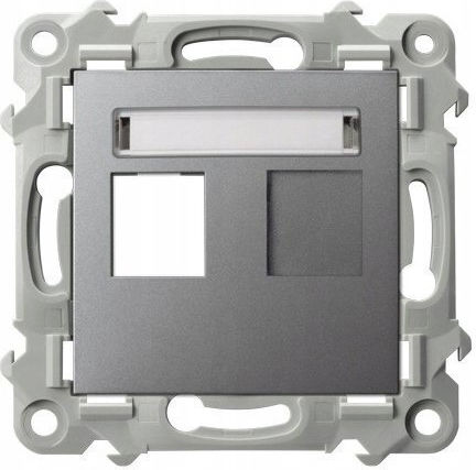 Ospel Wechselrahmen 1 Position in Grau Farbe GPK-1Z/P/70