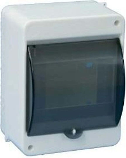 PAWBOL Wall Mounted Electrical Fuse Box 1 Row 5 Elements