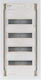 Eaton Walled Electrical Panel 4 Rows 12 Elements