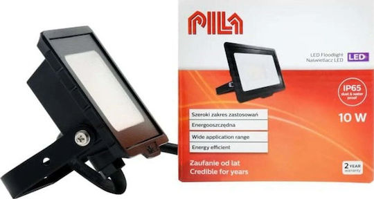 Pila Proiector LED etanș 10W Alb Cald 3000K IP65